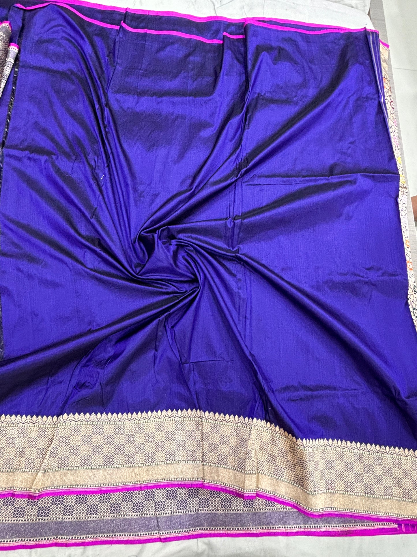 Mughal Inspired Banarasi Kimkhab Saree in Kadhwa Weave