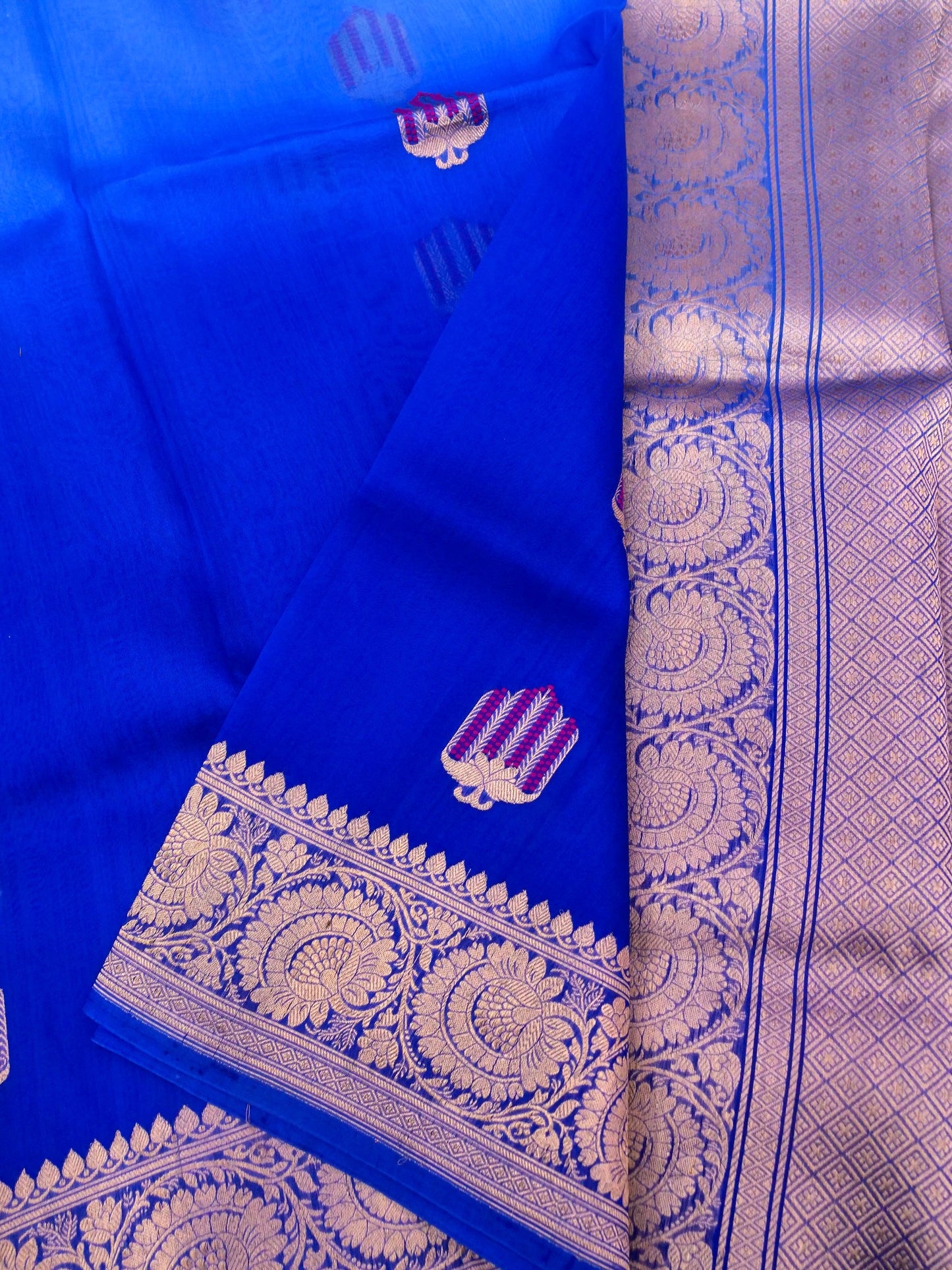 Handloom Banarasi Pure Kora Organza Saree