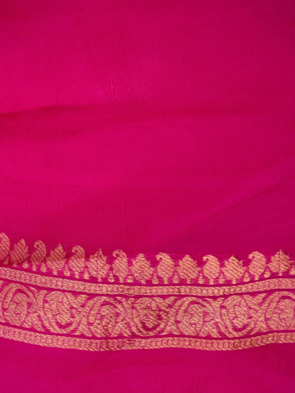 Handloom Banarasi Pure Kora Organza Saree